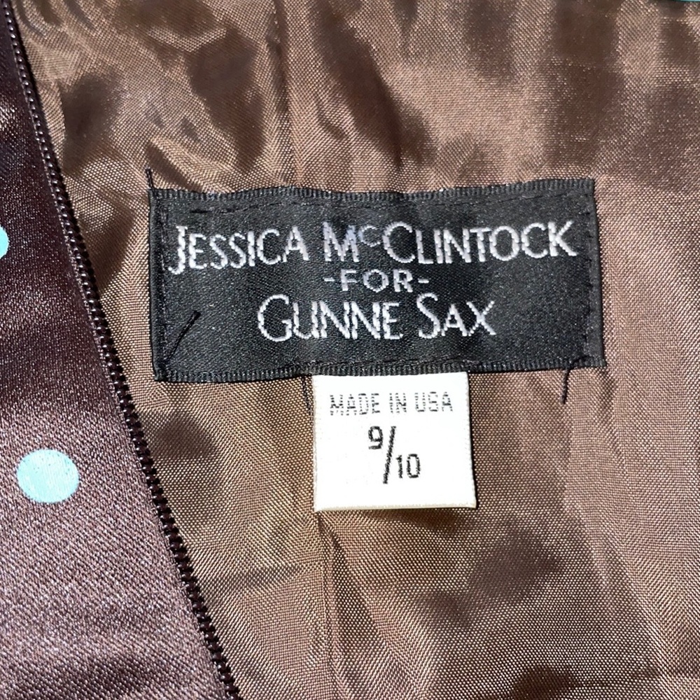Jessica McClintock~Gunne Sax 9/10 Strapless Party Special Occasion Short Gown - Picture 2 of 16